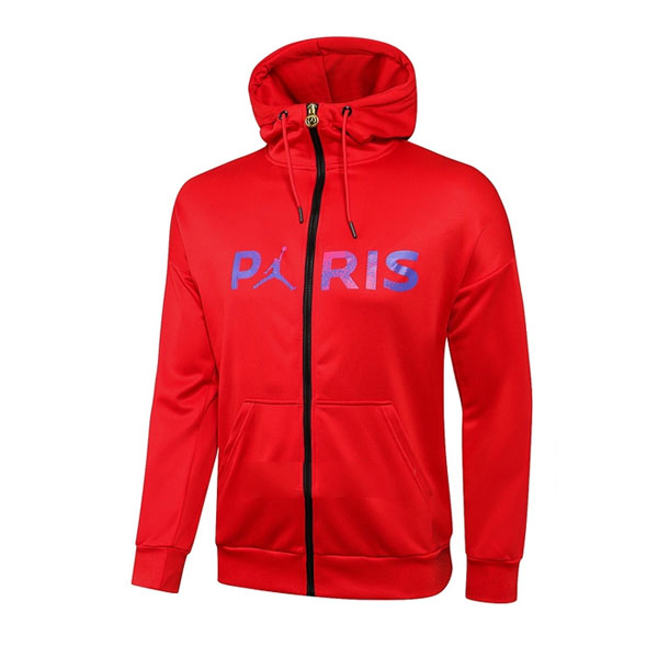 Chaqueta con Capucha Paris Saint Germain 2021 2022 Rojo